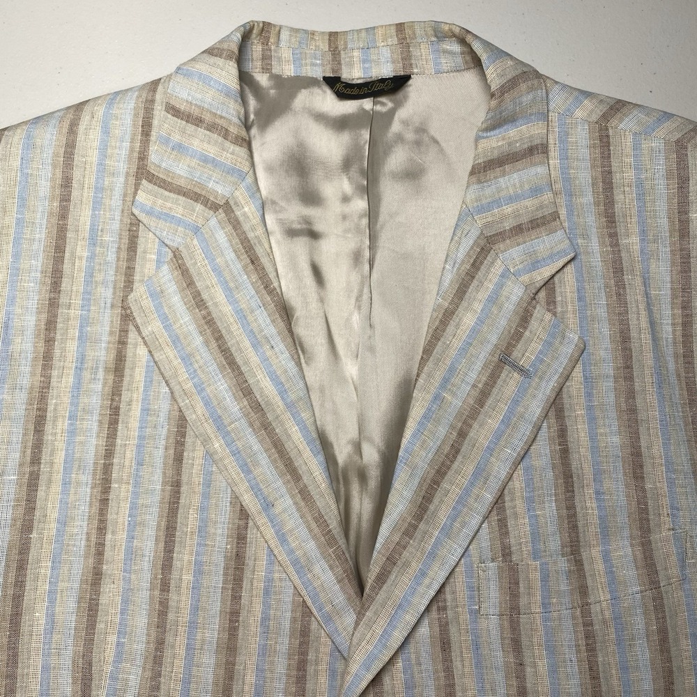 90s Gianni Manzoni Sport Coat (48R SHORT) 2B2V Duca Visconti Pastel Quiet Luxury